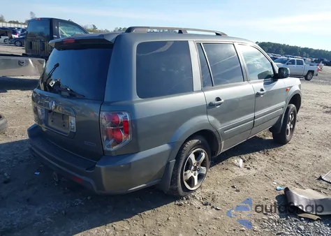 2007 Honda Pilot Ex from USA, damaged, VIN 5FNYF184X7B000484